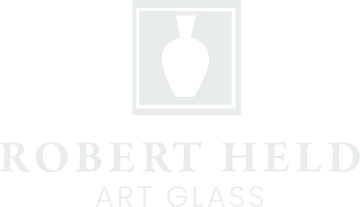 Robert Held Glass white logo